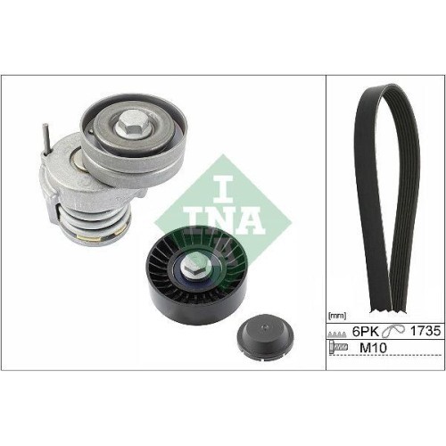 Set curea transmisie Audi A1 (8x1, A1 Sportback (8xa, A3 (8p1), A3 Cabriolet (8p7), A3 Sportback (8pa); Seat Altea (5p1), Altea Xl (5p5, Leon (1p1),