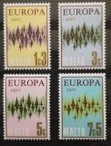 BC224, Malta 1972, serie europa cept, Nestampilat