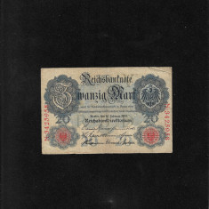 Germania 20 marci mark 1914 seria3425958