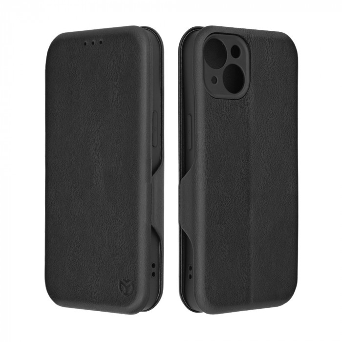 Husa pentru iPhone 14 Techsuit Safe Wallet Plus, Black