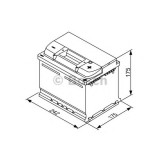 Baterie de pornire RENAULT LAGUNA I (B56, 556) (1993 - 2001) BOSCH 0 092 S30 041