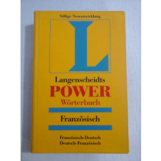 Langenscheidts POWER Worterbuch Franzosisch; Franzosisch-Deutsch; Deutsch-Franzosisch