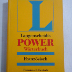 Langenscheidts POWER Worterbuch Franzosisch; Franzosisch-Deutsch; Deutsch-Franzosisch