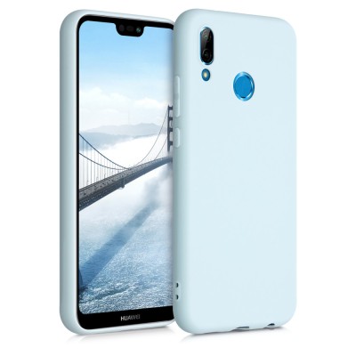 Husa pentru Huawei P20 Lite, Silicon, Albastru, 44358.200 foto