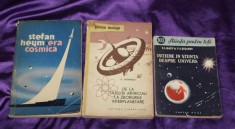 Lot 4 cosmos rachete Stefan Heym &ndash; Era cosmica De la satelitii artificiali Initiere in stiinta despre Univers Satelitul artificial al Pamantului