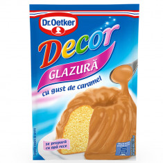 Glazura cu Gust de Caramel Dr.Oetker Decor, 100g, Glazura, Glazura Caramel, Glazura Prajituri, Glazura pentru Prajituri, Glazura de Caramel, Glazura T