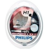 Set 2 becuri Philips H1 Vision Plus 12V 55W 12258VPS2