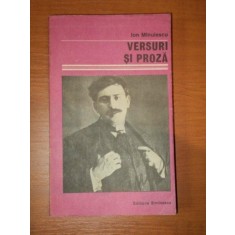 VERSURI SI PROZA ION MINULESCU , 1986