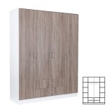 Cumpara ieftin Dulap Miami 160x205 cm stejar York-alb