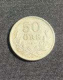 Moneda 50 ore 1935 Suedia argint