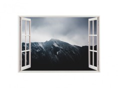 Autocolant decorativ, Fereastra, Natura si peisaje, Multicolor, 85 cm, 2149ST foto