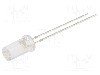 Dioda LED, 5mm, alb cald, 1120...1560mcd, 20mA, 2,7...3,4V DC, OPTOSUPPLY - OSMMD25TA1A