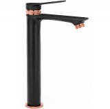 Baterie pentru baie Rea Viral Black-rose gold High