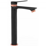 Baterie pentru baie Rea Viral Black-rose gold High