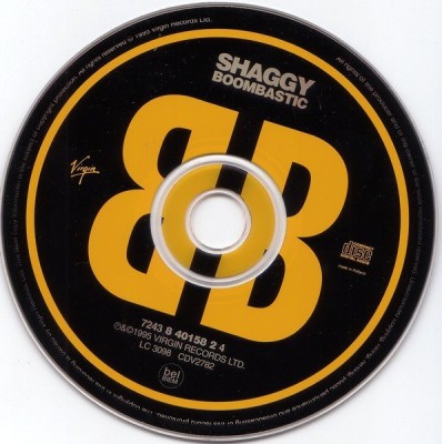 CD Shaggy &amp;lrm;&amp;ndash; Boombastic, original foto