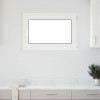 VidaXL Fereastră de subsol &bdquo;RISOR&rdquo; 90x50 cm oscilo-batantă DIN dreapta, albă