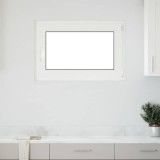 VidaXL Fereastră de subsol &bdquo;RISOR&rdquo; 90x50 cm oscilo-batantă DIN dreapta, albă