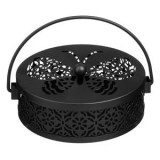 Suport Metalic Negru cu Model Fluture pentru Spirala Anti Tantari, CMCLASS