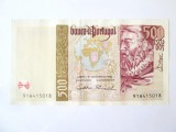 Portugalia 500 Escudos 2000 aUNC,bancnota din imagini
