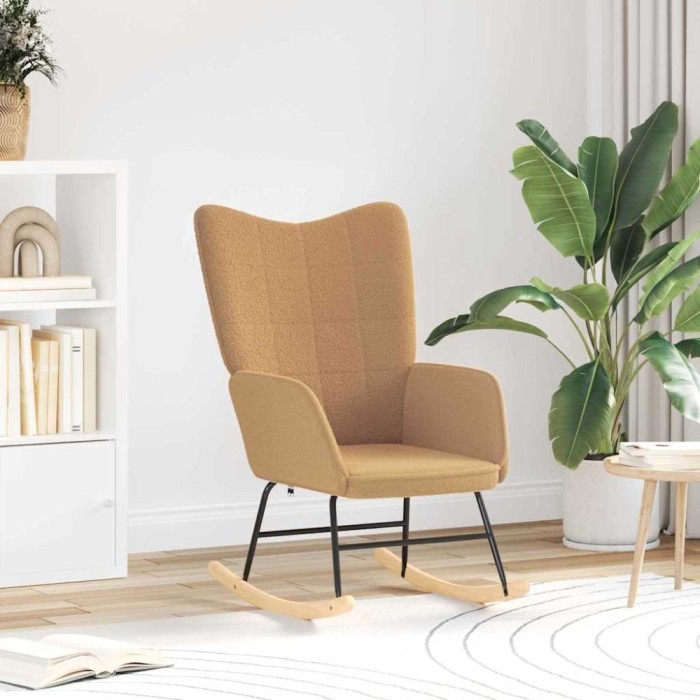 vidaXL Fotoliu de relaxare Bej 61 x 78 x 98 cm țesătură