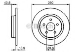 Disc frana FORD C-MAX (DM2) (2007 - 2016) BOSCH 0 986 479 B81