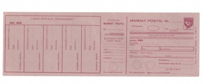 Mandat postal perioada RSR foto