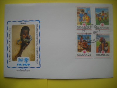 HOPCT PLIC FDC S NR 171 ANUL INTERNATIONAL AL COPILULUI 1979 GHANA foto