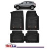 Covorase Auto TeamCar&reg; Tip Tavita Compatibile Jaguar E-Pace I (2017+) Negru Material Rezistent, Cauciuc