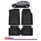 Covorase Auto TeamCar&reg; Tip Tavita Compatibile Jaguar E-Pace I (2017+) Negru Material Rezistent