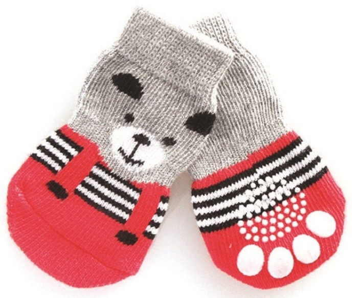 Sosete antialunecare Red Bear 4 buc &ndash; M