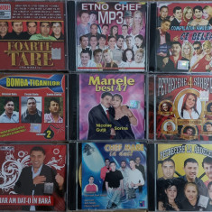 Cd-uri sigilate cu muzică de petrecere și manele , prețul este pentru un CD!!