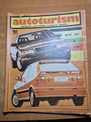 revista autoturism decembrie 1990 - karting foto
