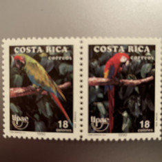 Costa Rica - Serie timbre pasari, fauna nestampilate MNH