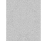 Tapet Marburg clasic model frunze, gri, alb, Villa Romana 32980