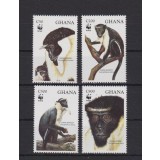 GHANA 1994 WWF FAUNA PROTEJATA MAIMUTE