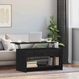 vidaXL Masă de cafea Stejar negru 102 x 50 x 52.5 cm Lemn compozit