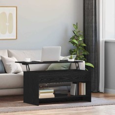 vidaXL Masă de cafea Stejar negru 80 x 50.5 x 41.5 cm Lemn compozit 879452 foto