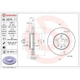 Set disc frana Audi A1 Allstreet (Gbh) 07.19-, A1 City Carver (Gbh) 07.19-06.22, A1 Sportback (Gba) 07.18-; Seat Ibiza 5 (Kj1 Kjg) 01.17-; Skoda Fabi, BREMBO