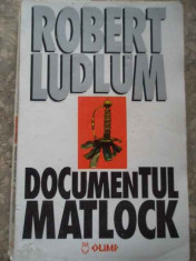 Documentul Matlock - Robert Ludlum ,277036 foto