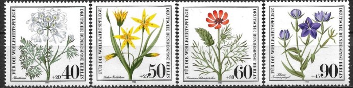 B2283 - Berlin 1980 - Flora 4v.neuzat,perfecta stare