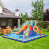 Outsunny Castel Gonflabil 6 in 1 pentru Copii cu Tobogan