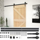 Cumpara ieftin Usa glisanta cu set feronerie, 80 x 210 cm, lemn masiv de pin