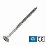 Set 25 Surub Dulgherie pentru Lemn, Inox A2 Cap Plat / Inecat, M8 x 100 mm
