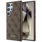 Guess Husa 4G Metal Gold Logo Samsung Galaxy S24 Ultra Maro