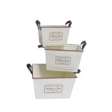 Cumpara ieftin Set 3 ghivece flori metal 30 x 22 x 19,5 cm, 35 x 27 x 22,5 cm, 40 x 32 x 25 cm