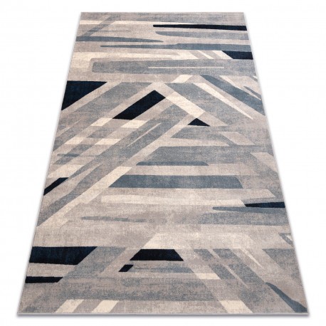 Covor L&acirc;nă NAIN Geometric 7706/51655 bej / albastru, 160x230 cm