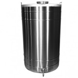 Butoi din inox, cu capac si robinet, 300 litri