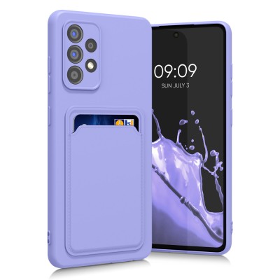 Husa Kwmobile pentru Samsung Galaxy A52/Galaxy A52 5G/Galaxy A52s 5G, Silicon, Albastru, 55083.108 foto