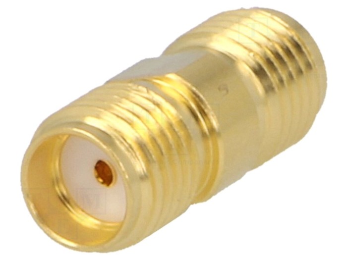 Conector adaptor SMA mamă PTFE aurit 50&Omega;