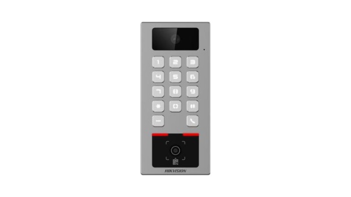 Terminal Access Control DS-K1T502DBWX-CQR; multiple metode de autemtificare: card, PIN,